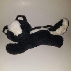 Little Miracles Black White Skunk Plush Lovey Stuffed Animal Toy SOFT